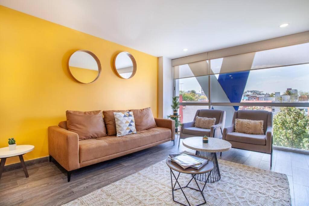 Corazon De Condesa 3 Departamentos - 200Mbps Wifi, Roof, Gym Apart otel Meksika Dış mekan fotoğraf