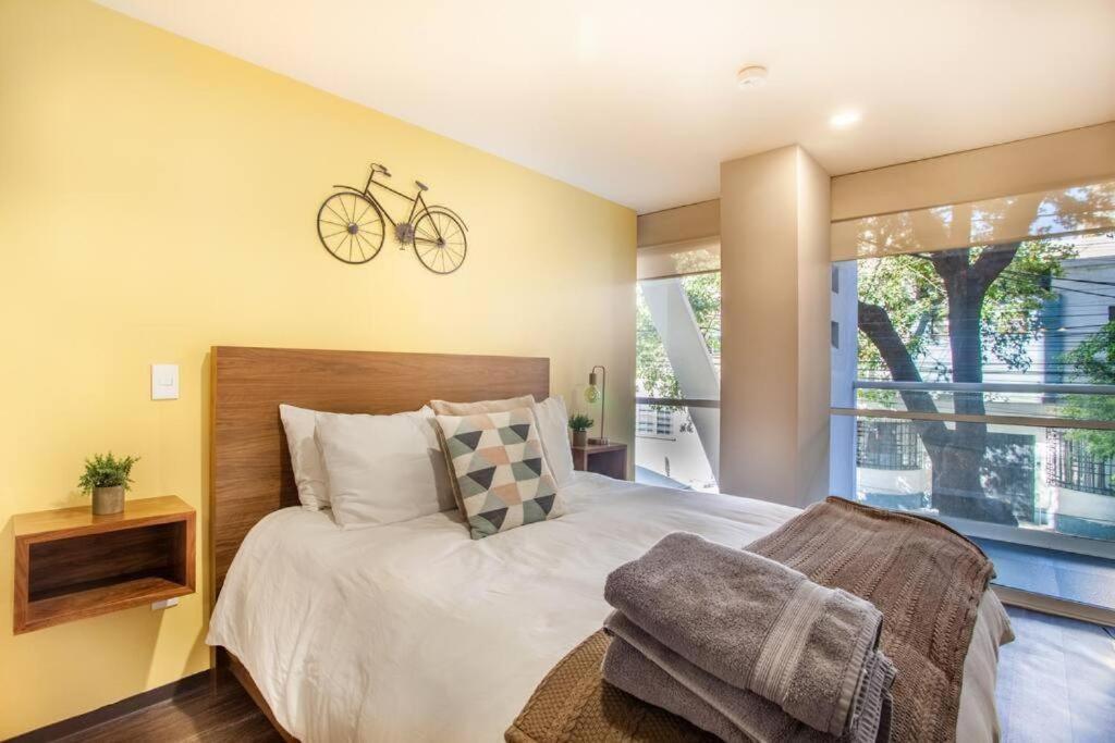 Corazon De Condesa 3 Departamentos - 200Mbps Wifi, Roof, Gym Apart otel Meksika Dış mekan fotoğraf