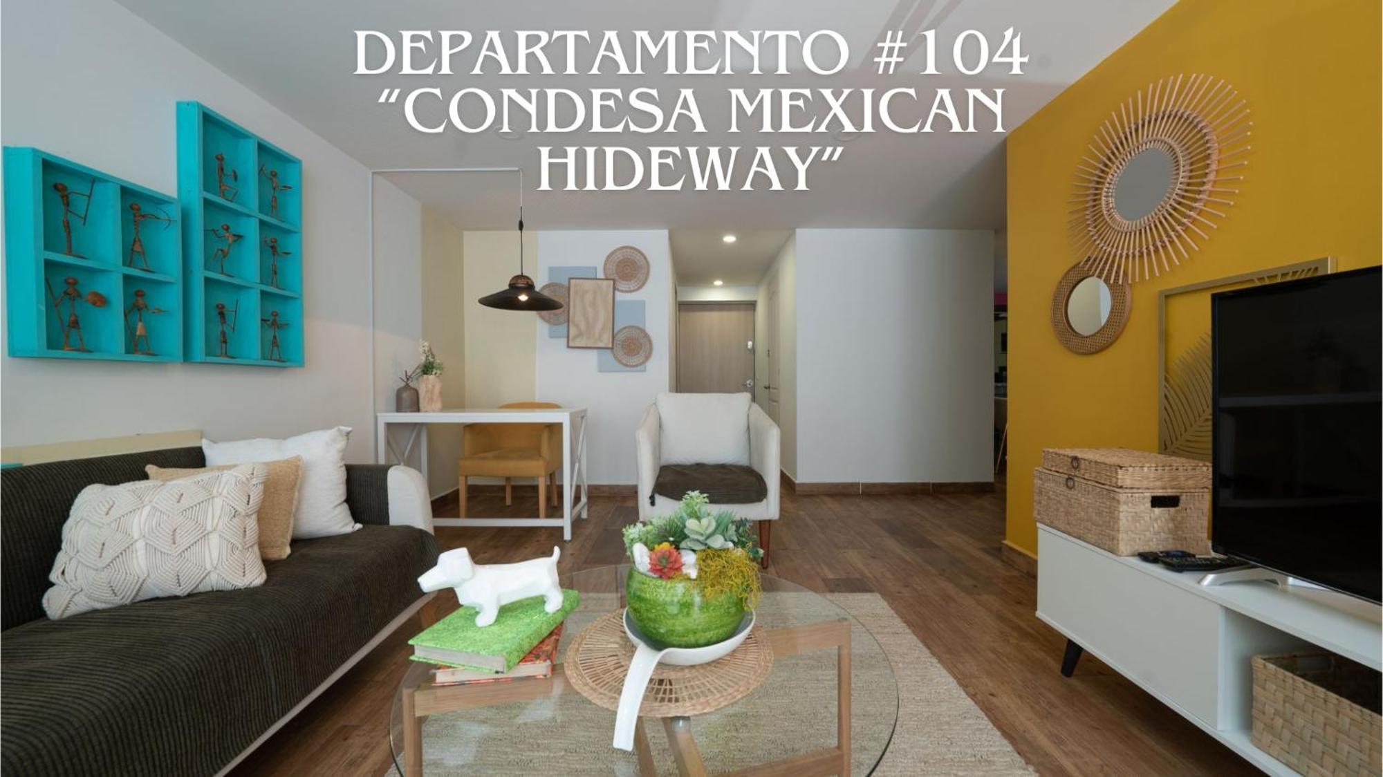 Corazon De Condesa 3 Departamentos - 200Mbps Wifi, Roof, Gym Apart otel Meksika Dış mekan fotoğraf